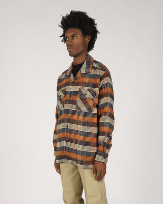 Huf Smash Flannel Overshirt Orange