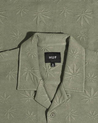 Huf Plantlife Jacquard Shirt Moss