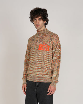 Aries Temple Space Dye Turtleneck Knit Sand