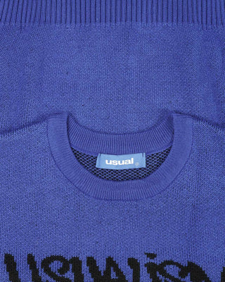 Usual Usualism Sweater Royal Blue