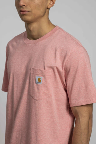 Carhartt WIP S/S Pocket T-Shirt Rothko Pink Heather