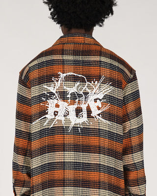 Huf Smash Flannel Overshirt Orange