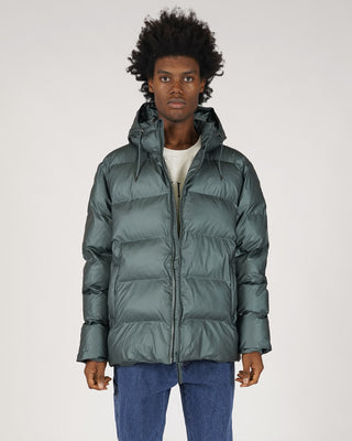 Rains Puffer Jacket Silver Pine