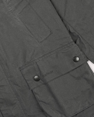 Barbour Ashby Wax Jacket Grey
