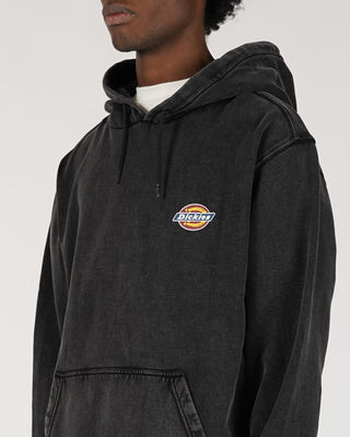 Dickies Icon Washed Hoodie Black - m1e-1