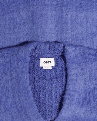 Obey Patron Cardigan Surf Blue