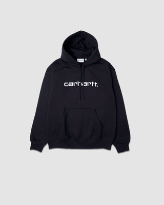 Carhartt WIP Hooded Carhartt Sweat Black/White