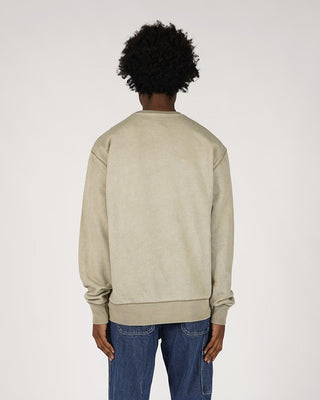 Huf 12 Galaxies Faded Crewneck Khaki