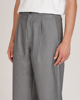 Stussy Volume Pleated Trouser Grey